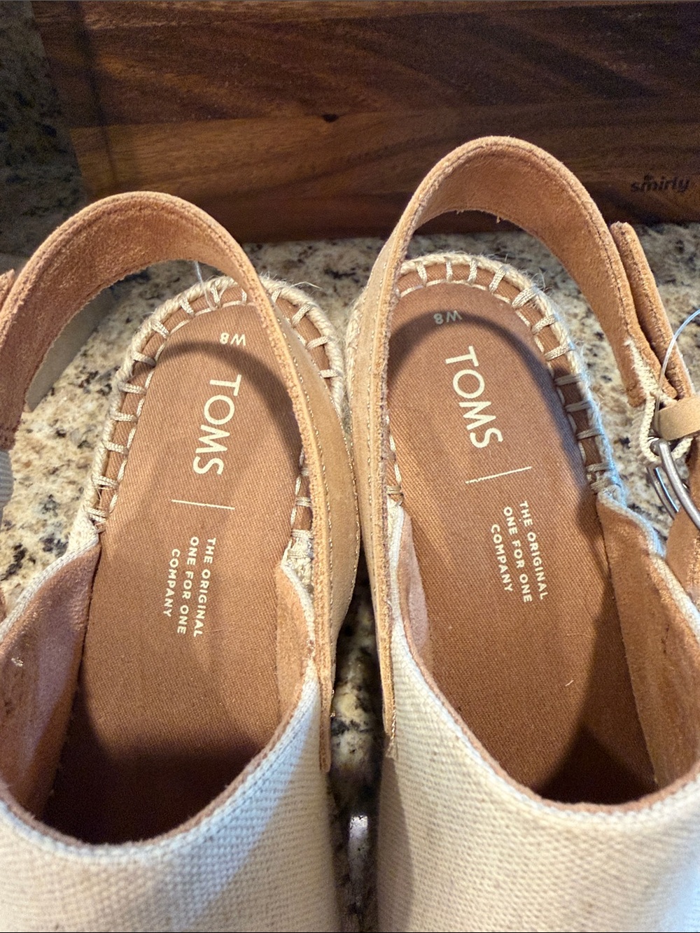 NWT TOMS Women's Monica Wedge espadrille sandals - Picture 7 of 9